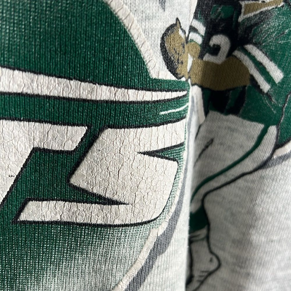 🔥🏈 True Vintage 90’s NEW YORK JETS NFL CREWNECK Sweatshirt Sz Large - RARE - G - Picture 5 of 10